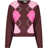 Puloverji JXHARVI CREW NECK KNIT Bordo