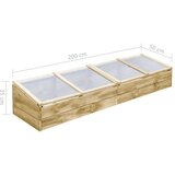vidaXL staklenici 2 kom od impregnirane borovine 200 x 50 x 35 cm | shoptok.hr