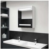vidaXL LED kopalniska omarica z ogledalom sijoce bela 50x14x Cene
