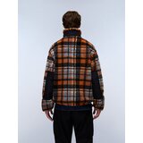 Napapijri Flis jakna 'T-Montepiana' plava / morsko plava / moka smeđa / narančasta | shoptok.hr