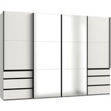 MID.YOU omara z drsnimi vrati, bela | Shoptok.si