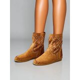 Resti Women's ankle boots with low wedge and studs Indian Style | Shoptok.si