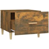  Stolić za kavu boja hrasta 50 x 50 x 40 cm konstruirano drvo Smeđa | shoptok.hr