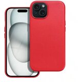  Kožna Mag Cover maska kompatibilna s MagSafe za iPhone 15 crvena | shoptok.hr