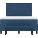  Krevet s opružnom podlogom s madracem i klupom plavi 160x200 cm tkanina | shoptok.hr