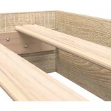  Krevet s policama sonoma hrast 100 x 200 cm Konstruirano drvo | Shoptok.si