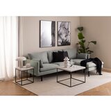 Actona Bela mizica z mizno ploščo v marmornem dekorju 60x60 cm Barossa – | Shoptok.si