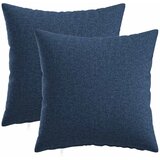  Presvlaka za jastuk 2 kom. HEERLEN Plava 50 x 50 cm Tkanina - Plava 50 x 50 cm 2 | shoptok.hr