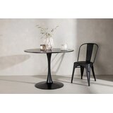 Venture Home Hamden okrugli blagovaonski stol ⌀110 cm, crni | shoptok.hr