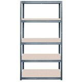 Metalni Kovinski regal Futur 350 (v 180 x š 90 x g 60 cm, nosilnost: 350 kg/polico, sive barve) Cene