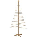 vidaXL Drveno božićno drvce s stalakom Smeđa 210 cm bambus | shoptok.hr