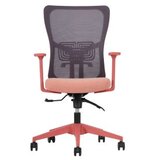 Hanah home Set 2 kancelarijske stolice Lumbar 108 Salmon | ePonuda.com