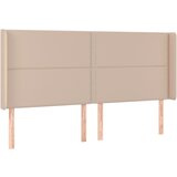 Maison Chic vzglavna omarica - nočna omarica - posteljna omarica z ušesi kapučino 183x16x118/128 cm umetno usnje, (21712555) Cene
