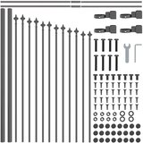  Vrtna Ograda Woerden 8 pcs Siva | shoptok.hr