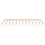  Okvir za krevet bijeli 100 x 200 cm od masivne borovine | Eponuda.com