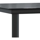  Vrtna garnitura - 5-dijelni vrtni blagovaonski set od poliratana s jastucima bež - Dužina stola 160 cm Okrugla noga 4 | shoptok.hr