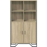  Visoka komoda boja hrasta 79 5x35 5x137 5 cm konstruirano drvo | shoptok.hr