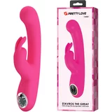 Pretty Love Lamar Stavros The Great Rabbit G-Spot Vibrator Pink
