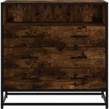  Ormar s ladicama dimljeni hrast 70x41x70 cm konstruirano drvo | shoptok.hr