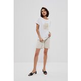 Marisse Ripped Shorts L-Sh-3700 L.Beige | Shoptok.si