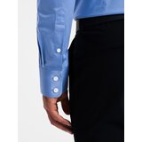 Ombre Classic men's SLIM FIT satin fabric shirt - blue | Eponuda.ba