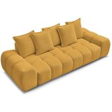 Bobochic Paris Gorčično rumena sedežna garnitura iz šenilje 278 cm Everest – | Shoptok.si