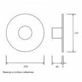 Luna 276 ZIDNA LAMPA 5W 3000K