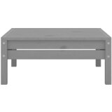Maison Chic Vrtni stolček - Vrtni stoli za noge siva trdna borovina JS931, (21877617) | Shoptok.si