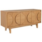Zuiver Nizka komoda v hrastovem dekorju v naravni barvi 120x58 cm Groove – | Shoptok.si