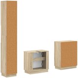  Set za kupaonicu od 3 dijela HOORN Hrast sonoma | shoptok.hr
