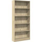vidaXL Regal za knjige boja hrasta 80x24x176 cm od konstruiranog drva | shoptok.hr