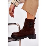 Boto Women's Suede Warm Boots Brown Silvor | shoptok.hr