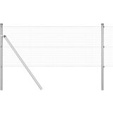 vidaXL varjena žična ograja s 13 stebri 0.4x100 m cinkano jeklo | Shoptok.si