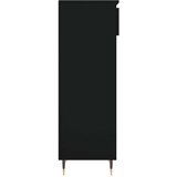 Ormarić za cipele crni 40 x 36 x 105 cm od konstruiranog drva | shoptok.hr