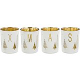 Premium Living Božično Držalo Za Čajno Svečko Gold, 4 V Setu | Shoptok.si