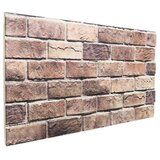  Zidne panele 10 pcs Smeđa i siva 100 x 50 cm EPS pjena - Smeđa i siva | shoptok.hr