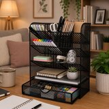  Metalni organizator za olovke i pribor, crni | shoptok.hr
