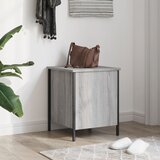  Klupa za pohranu siva boja hrasta 40x42,5x50 cm drvena | shoptok.hr