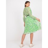 Italy Moda Dress-DHJ-SK-10536A-1.80-Light Green | Shoptok.si