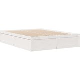 vidaXL Okvir za krevet bijeli 150x200cm od masivne borovine | shoptok.hr