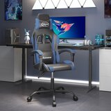  Igraća stolica crno-plava od umjetne kože | shoptok.hr
