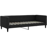  Dnevni krevet na razvlačenje s ladicama crni 80x200 cm tkanina | shoptok.hr