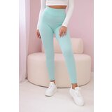 Kesi Striped leggings mint pants | Shoptok.si