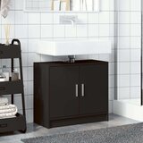 vidaXL ormarić za umivaonik crni 63 x 29 x 55 cm konstruirano drvo | shoptok.hr