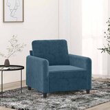 vidaXL Fotelja plava 60 cm baršunasta | shoptok.hr