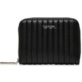 Calvin Klein Majhna ženska denarnica Mini Line Quilt Md Zip Around K60K613064 Črna | Shoptok.si