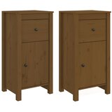  Komode 2 kom boja meda 40x35x80 cm od masivne borovine | shoptok.hr