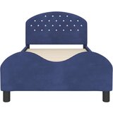  Otroški posteljni okvir z vznožjem Policijska modra 90 x 190 cm, (5000104598) | Shoptok.si