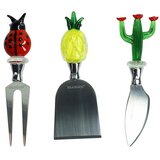 Brandani Set noži za sir Tropical / 3 kos / inox, steklo, (5000200244) Cene