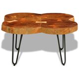 Maison Chic Klubska mizica - kavna mizica - Nizka mizica 35 cm 4 debla trden palisander, (21754029) Cene